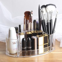 Household practical brush ornaments cosmetic bucket eyebrow pencil storage tube acrylic elegant boutique dressing table convenient