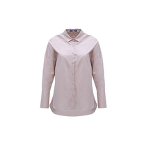 NOME women long sleeve shirt lotus pink color workplace commuter spring and autumn temperament thin cardigan W3E2U37P0001