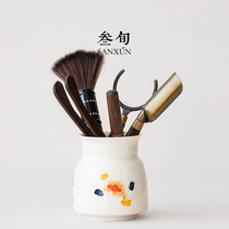 Three-year-old fragrant tea ceremony six gentlemen kung fu tea set accessories simple tea tools tea clip needle tea knife spoon