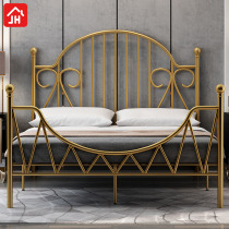 Eurostyle modern minimalist princess iron art bed iron frame steel frame double single adult children 1 2 1 1 5 1 8 m