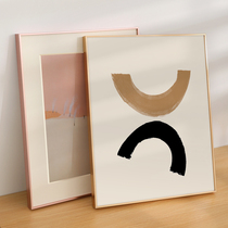 Aluminum alloy picture frame hanging wall simple poster photo frame mounted puzzle metal narrow edge frame custom frame large size