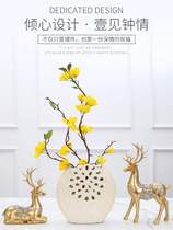 Living room TV cabinet Wine cabinet European decoration Home decoration Creative room Golden pig knickknack Elephant crafts