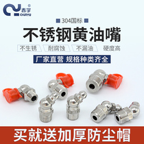 304 stainless steel grease nozzle Universal high pressure grease nozzle Grease gun accessories Car butter nozzle head