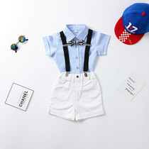 Children Host Costume Mens Summer Young Boy Gown Gown Summer Suit Kindergarten 61 Pianos Out