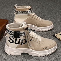 Martin boots mens 2021 new autumn and winter mens shoes high-top overfitting boots mens leisure in trendy shoes