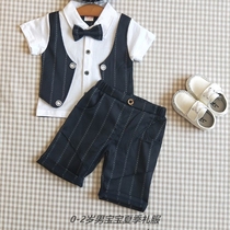 Baby's first-year-old dress men's weekly dress men's treasure autumn one-year-old suit summer boy's birthday child gentleman's dress