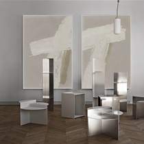 Jellypaint original hand-painted) handmade oil painting double post-modern art model room pawn aesthetics