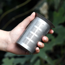 Sweep Outdoor Pure Titanium Tea Strainer Home Coffee Tea Leaf Filter Portable Water Cup Tea Leakage Tea Septea Accessories