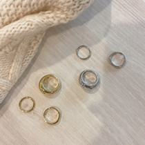 (Spot second hair) Joo Korean fashion three-piece ring