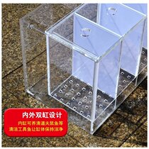 Spotting Betta fish row tank-free water multi-grid isolation integrated heating ultra-white special guppies breeding and hatching 4 squares