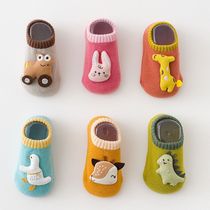 Childrens floor socks thick spring autumn winter baby indoor non-slip soft bottom baby toddler shoes and socks anti-cool socks