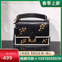 Di Sanna Woman Bag 18 Summer New Bull Leather Handbag single shoulder bag Fashion Korean version Package 8181017002