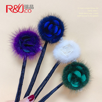 Maomao ball head artifact pan head hairclip fluffy hair accessories lazy flower bract head temperament curler semi-tied hair fixed