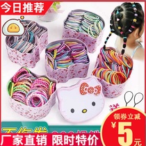 Baby rubber band hair rope Rubber ring does not hurt hair small girl hair ring Girl child hair accessories Head rope headdress