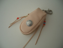 Knife Guest 72 Original New Pint Pure Handmade Italian Implanted Tanning Saddle Leather Primary Color Head Layer Cow Leather RM Key Bag