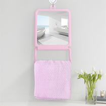 ins Personality small mirror desktop can stand single-sided modern princess round mirror wall hanging beauty home high-end Korea