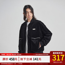 PCLP Light Core Suede Baseball Uniform National Tide Card Autumn Clothing Spring Autumn Season Tooling Mens Jacket