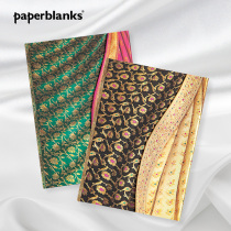 paperblanks India Varanasi silk yarn series notebook Imitation Indian silk pattern notepad sub Retro magnetic buckle cover hand account Wired wireless acid-free paper inner page Nakamoto