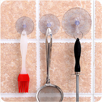 Creative transparent powerful rubber vacuum suction cup hook kitchen bathroom toilet without mark and easy to contain