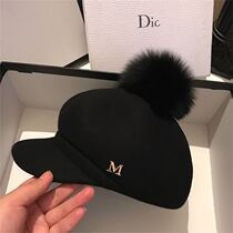 South Korea Rosex Tangk autumn winter hat children octagonal hat woolen newspaper boy beret fashion versatile cap