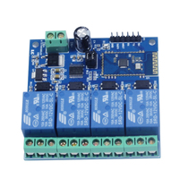 12V 4-way Bluetooth relay module 4-way Bluetooth smart home phone APP remote control switch