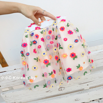 Embroidered half - body dress Korean baby dress 2023 summer new girl baby princess short skirt