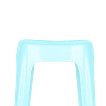 Baiyouhui plastic stool thickened adult shoe stool childrens short (single pack) color random