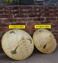 Douglas Bamboo Weave Sunscreen Straw Hat Mens Fishing Sun Hat Farmer Outdoor Cooling Hat Stage Prop Hat