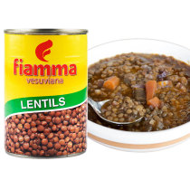 Italy imported Fiamma volcano ripe Liandu beans 400g lentils hakespeans chicken bowl beans