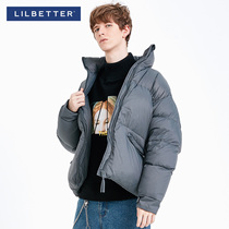 Lilbetter down jacket mens short Hong Kong fashion trend handsome down jacket cold bread warm jacket winter