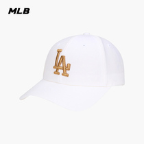 MLB official male and female hat couple leisurely embroidering hard top baseball cap windproof duck tongue hat autumn winter CPIG