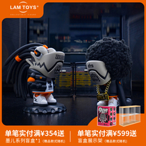 LAMTOYSWAZZUP chameleon 6th generation black card series blind box Tide play doll hand-held two-body