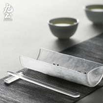 Day-style glazed tea then tea road accessories suit group glass tea merutiful tea with zero fit tea spoon teaspoon tea needle