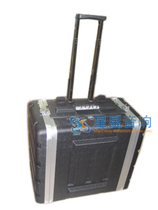 6UW ABS plastic belt pull rod pulley 19 inch amplifier equipment peripheral audio air box amplifier cabinet mobile