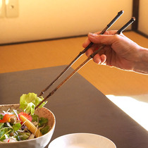 Natural Elegant Black Bamboo Long Chopsticks