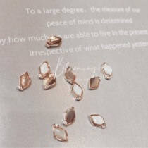 QJforu blooming same nail art jewelry diamond shell master diamond colorfast irregular gemstone zircon