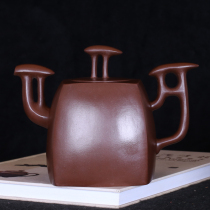 Taiwan returns to old purple jar famous master Yu Guoliang made quadripartite aligned pot by hand