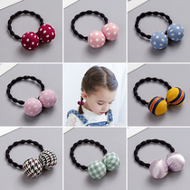 Vibrant childhood Childrens hair accessories Baby tie hair band Ponytail cute head rope hair circle Princess hair rope head accessories