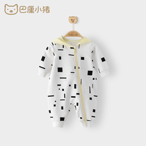 Bali Piggy Pants Unisex Baby Jumpsuit Autumn Baby Long Sleeve Hoodie Newborn Creeper Newborn Outwear