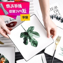Creative Western Buffet Steak Dish Home Minimalist ceramic minimalist disc fish flat disc Dish Cutlery Nordic Dishes
