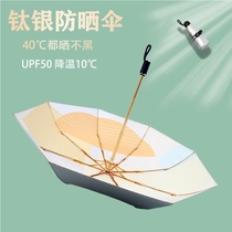 Japan CK Parasol Female folding sunscreen UV Protection Ultra Light Compact portable five fold umbrella upf50 umbrella