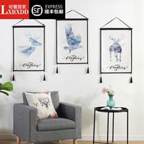 LXRXDD living room decorated tapestry sofa backwall hanging cloth wall cover Nordic room meter box decoration cloth restaurant