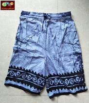 Wax Dyeing Clothing Guizhou Miao Wax Dyeing National features Easy casual pure handmade batik shorts