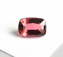 2 78 carat natural red Beaty nude stone cushion shaped ring finish clean fire color good private custom ring pendant woman