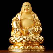 Pure copper sticker Mailfo Buddha Big belly of the Buddha Buddha to serve the living room to recruit the Miller Buddha