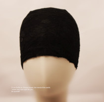 Hot selling new fashion lace swimming cap oversized pu waterproof sunscreen beach sauna swimming cap face repair female black