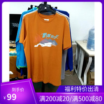 Sample clothes two fold up Marmot Groundhog outdoor sports mens light breathable cotton round neck short sleeve fashion T-shirt
