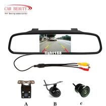 Car Parking Assistance System 2 in 1 4 3 Digital TFT LCD Mir