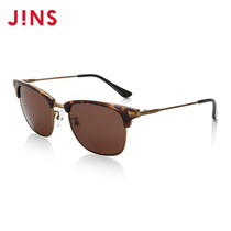 JINS eye sunglasses TR90 lightweight frame half-frame toad mirror anti-ultraviolet MRF17S833