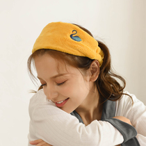 Wash hair band hair band beauty headscarf application mask Korean Net red cute simple wash makeup bundle hair hoop